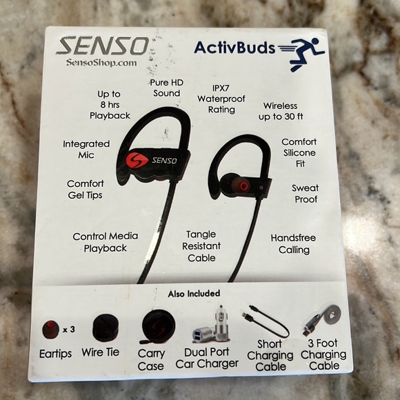 SENCO AcrivBuds S-250 Ear Buds NIB - Picture 3 of 15
